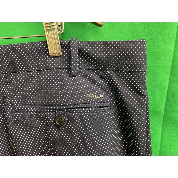 RLX Ralph Lauren Men’s Tailored Fit  Navy Dots Golf Shorts 40 At Leisure - Picture 10 of 11
